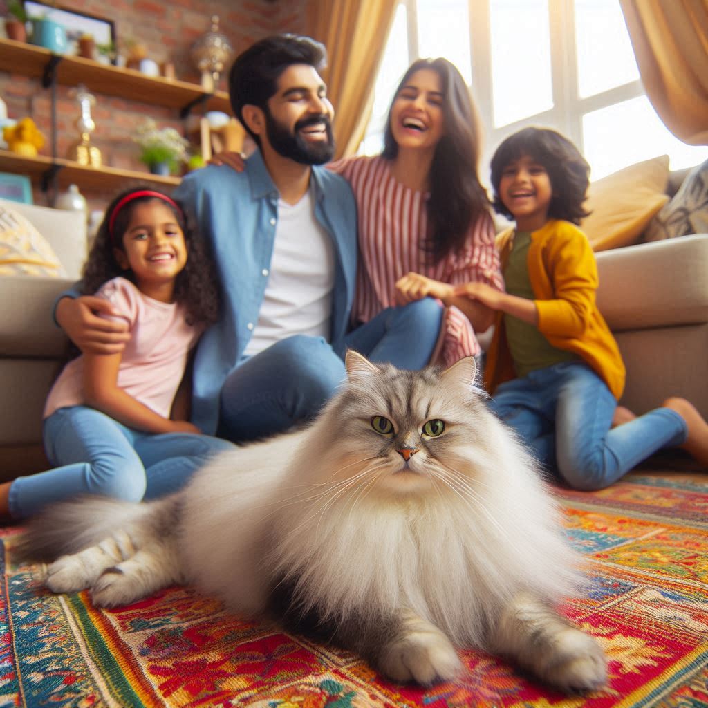 fabulous cat in the indian family