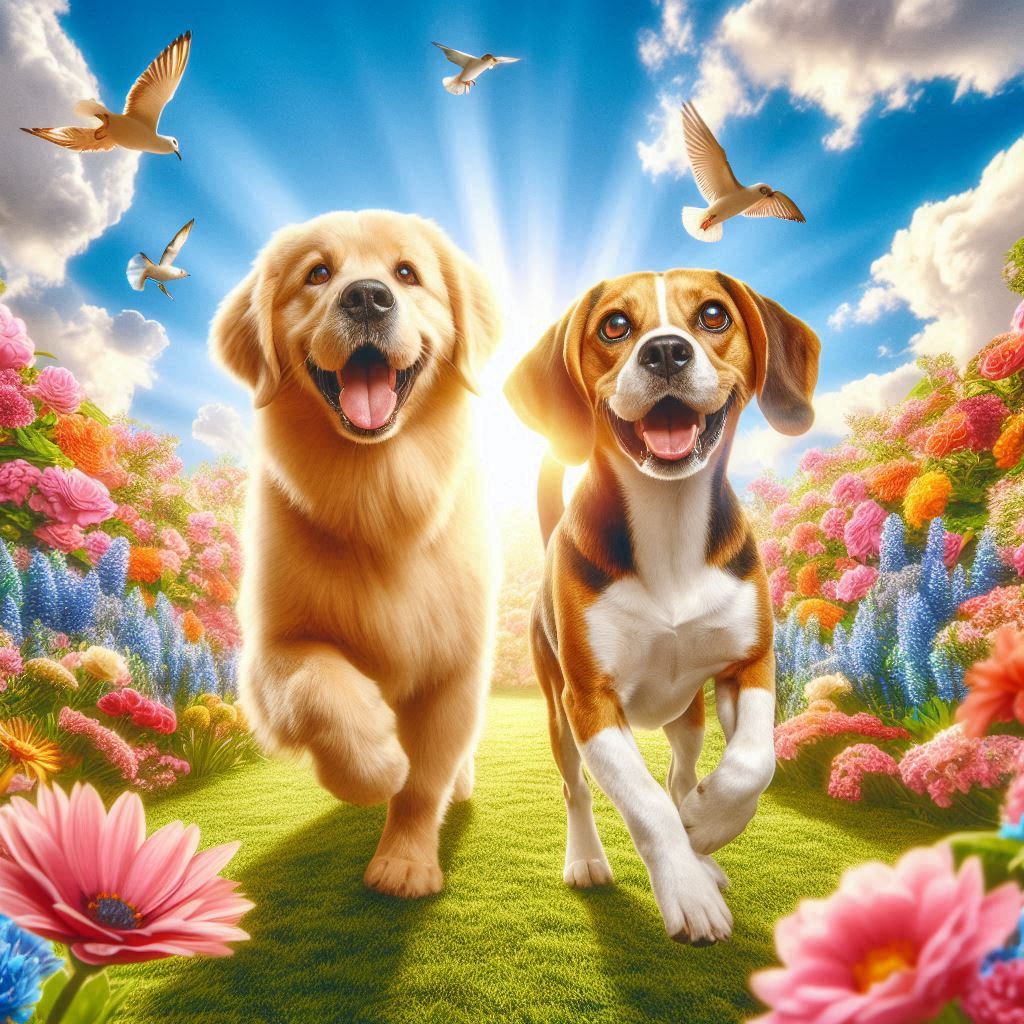 two pet dogs 1