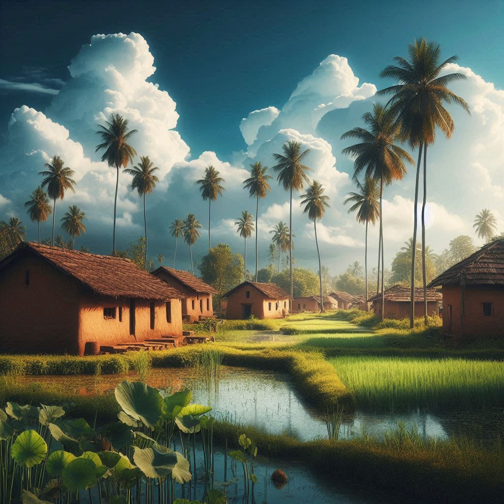 Indian empty village